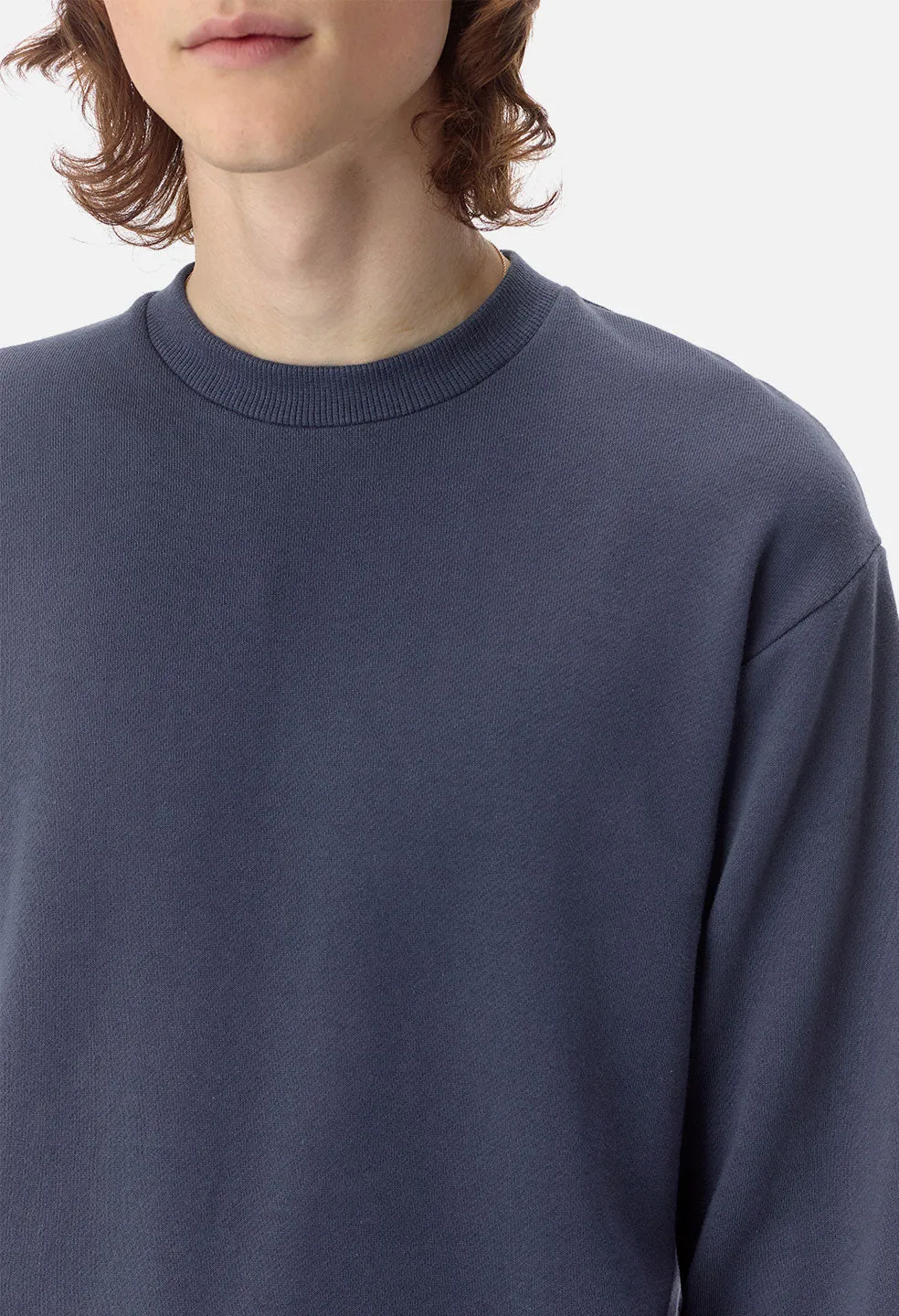 Oversized Crewneck Pullover / Lapis