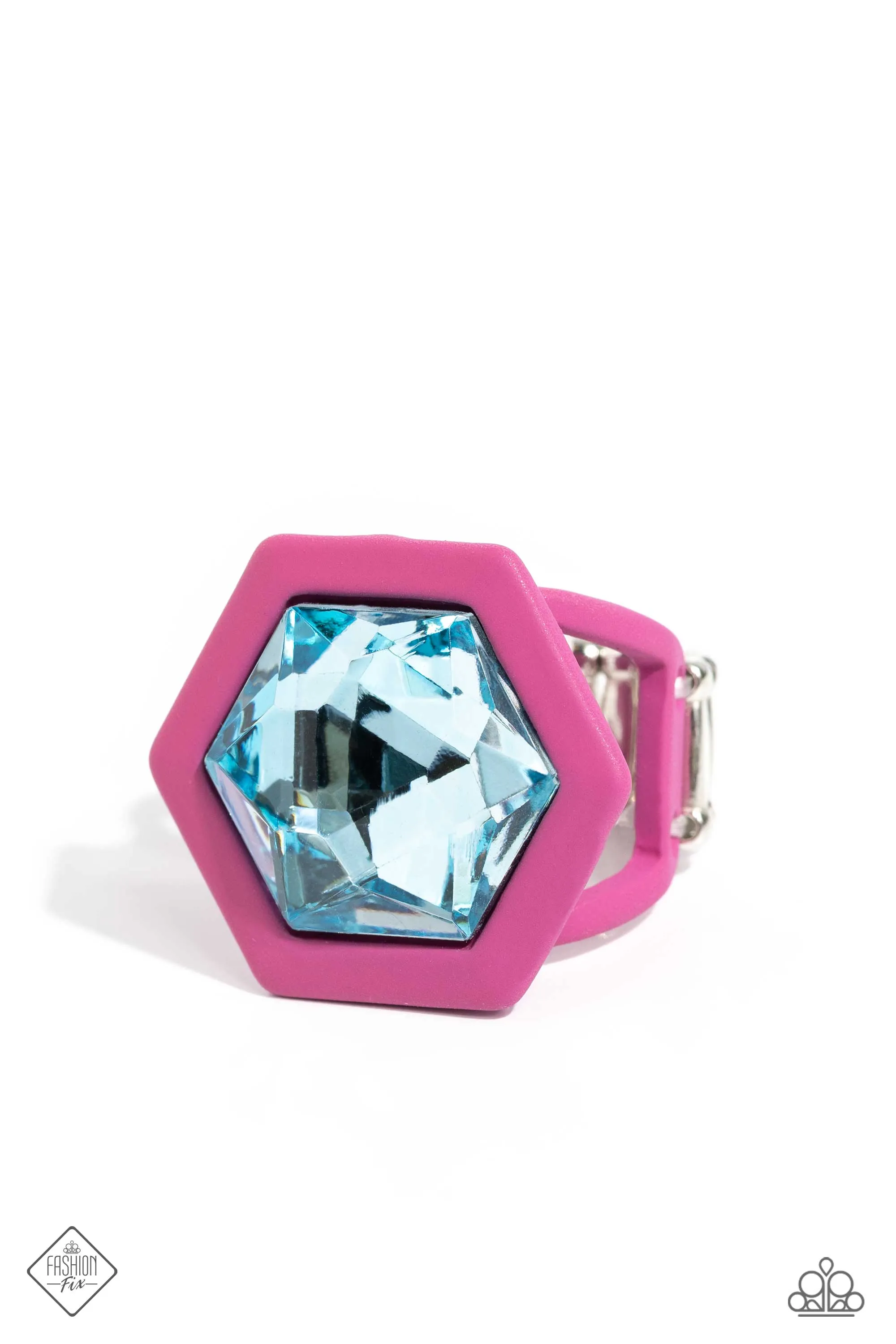 Paparazzi Changing Class Pink Fashion Fix Ring