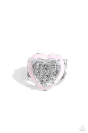 Paparazzi  Hallmark Heart Pink Ring