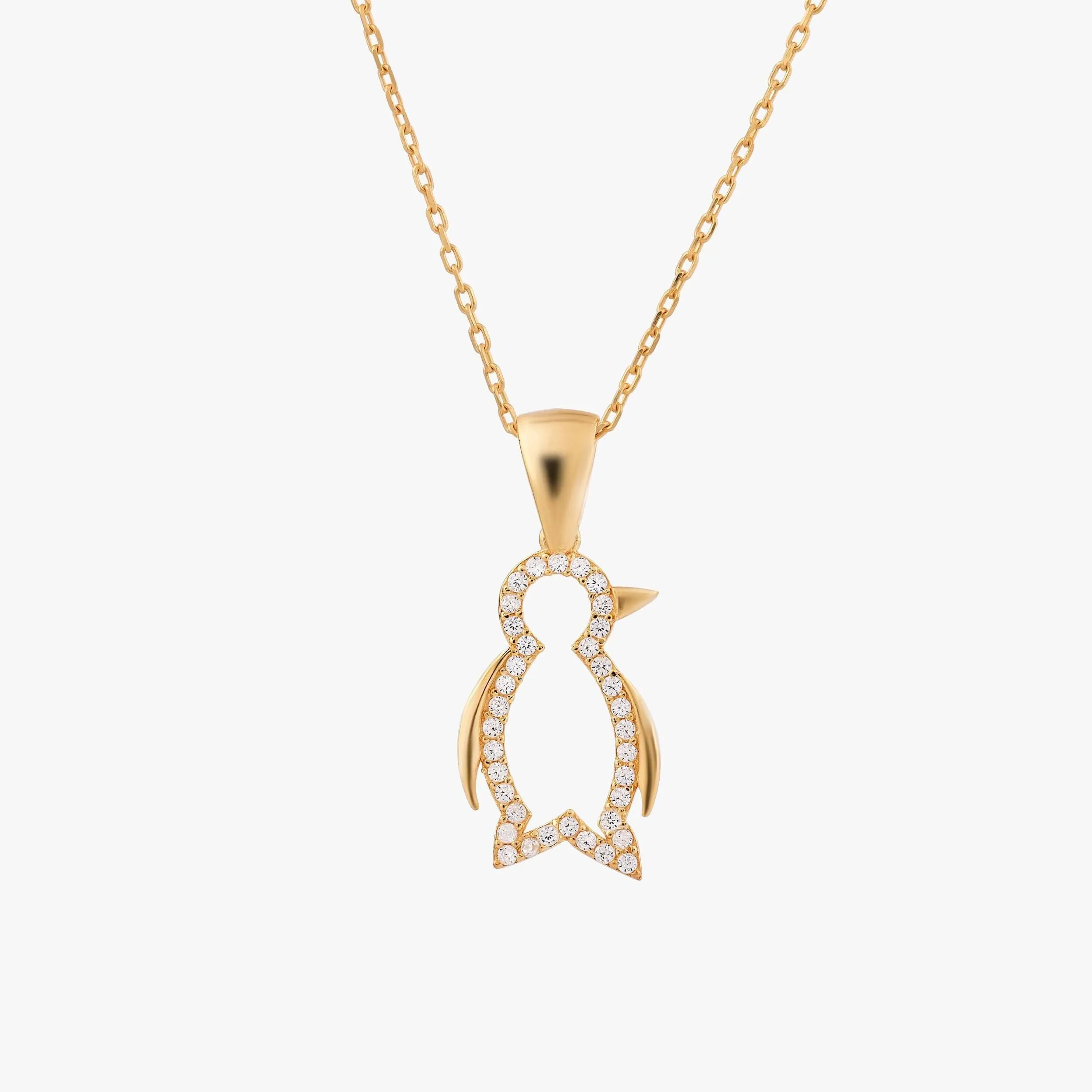 Penguin Necklace| 18K Gold Vermeil