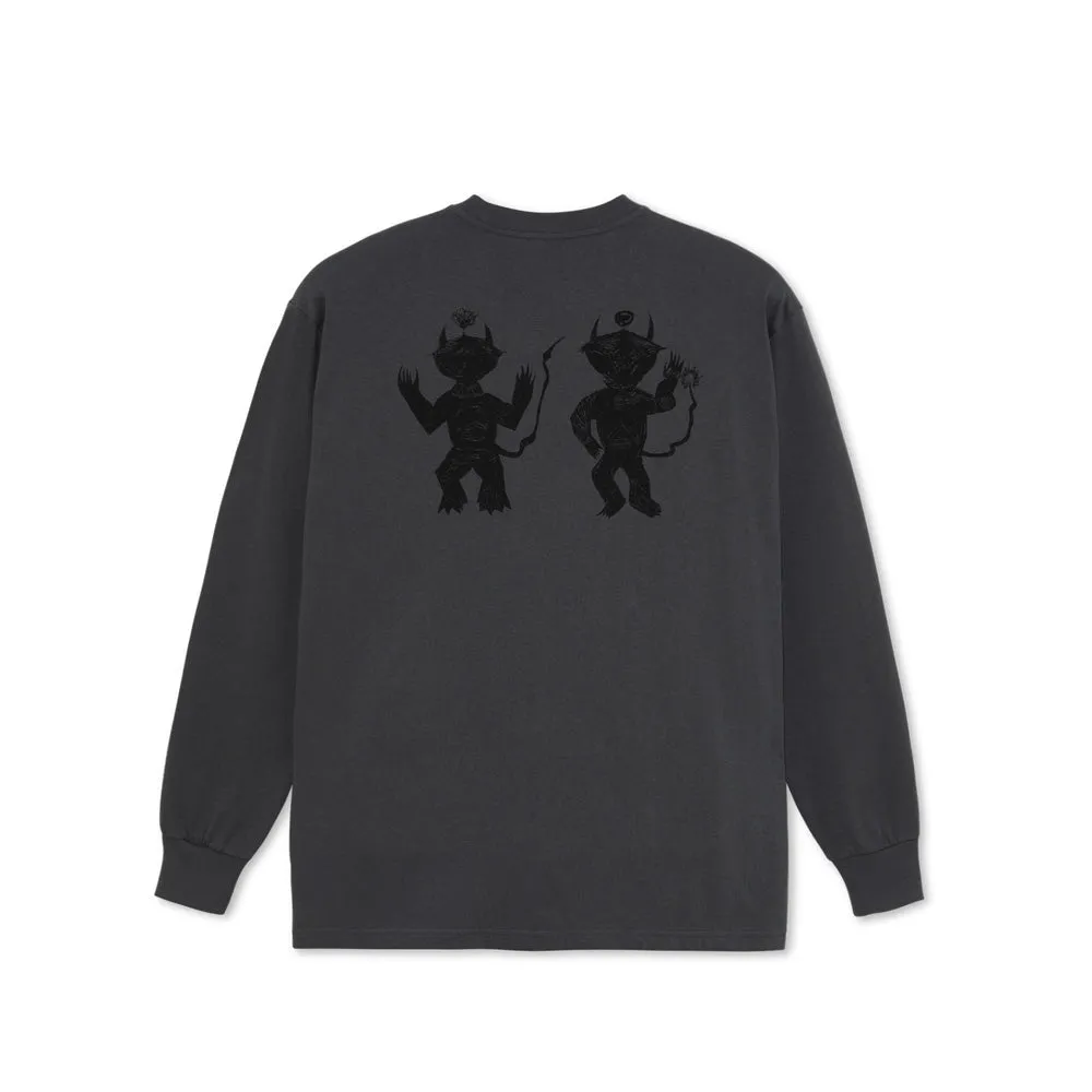 Polar Skate Co. Little Devils LS Tee (Graphite)