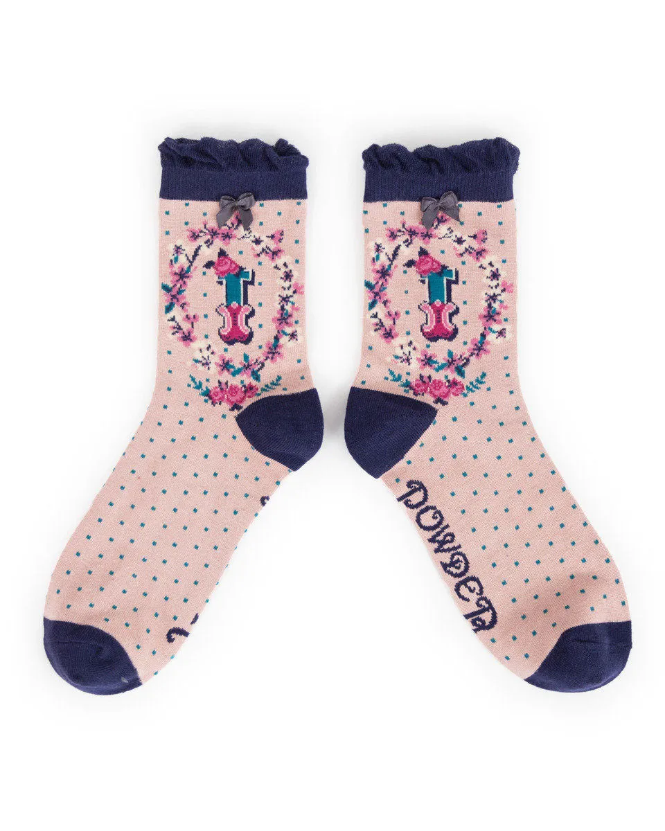 Powder - Alphabet socks I