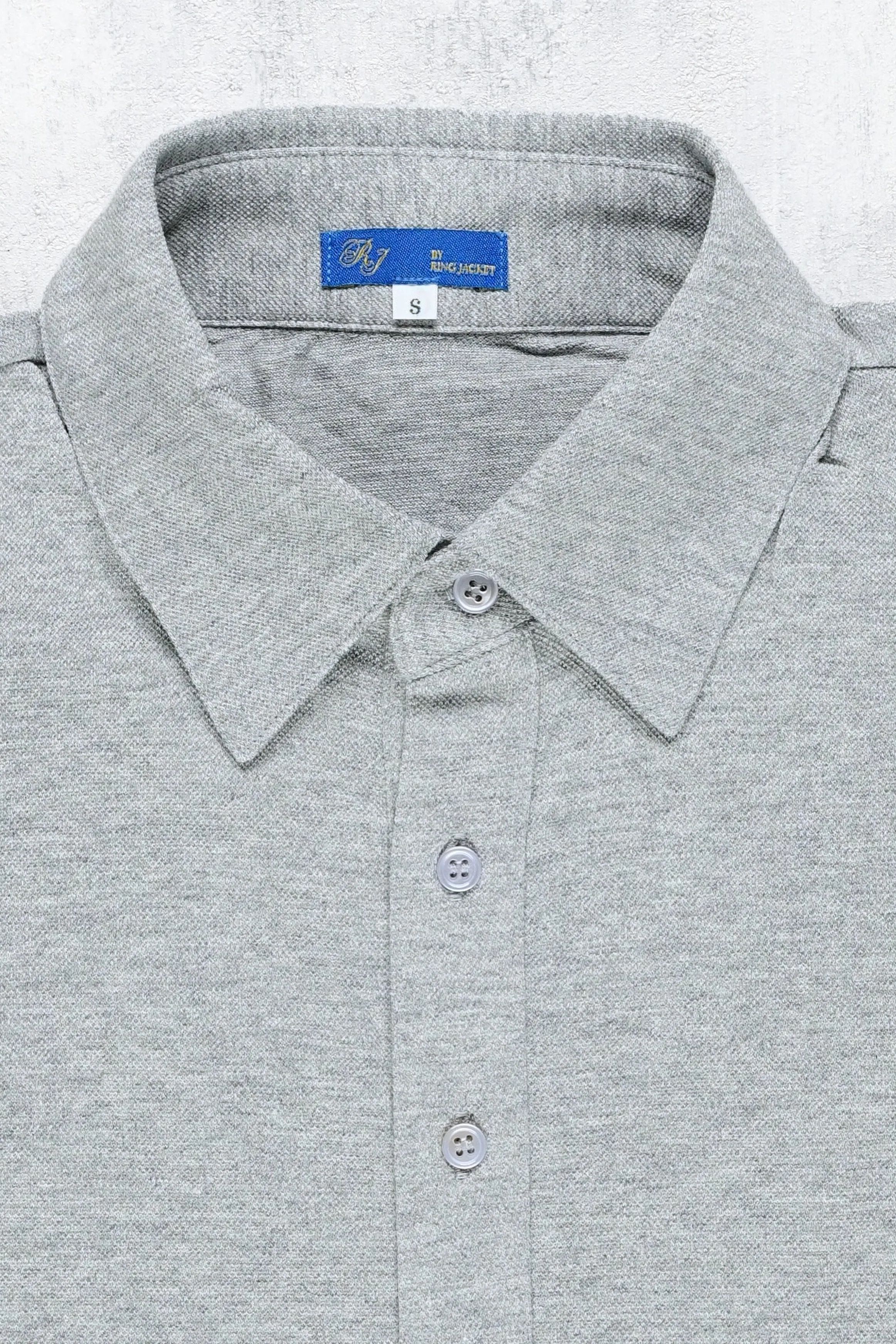 Ring Jacket RCP-15 Grey Short Sleeve Cotton Pique Polo