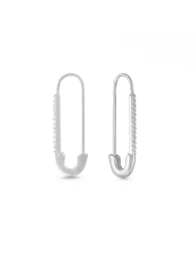 Safety Pin Earrings by boma