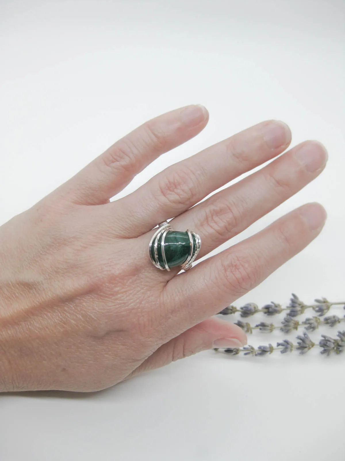 Sage: Jade Ring - R26oak