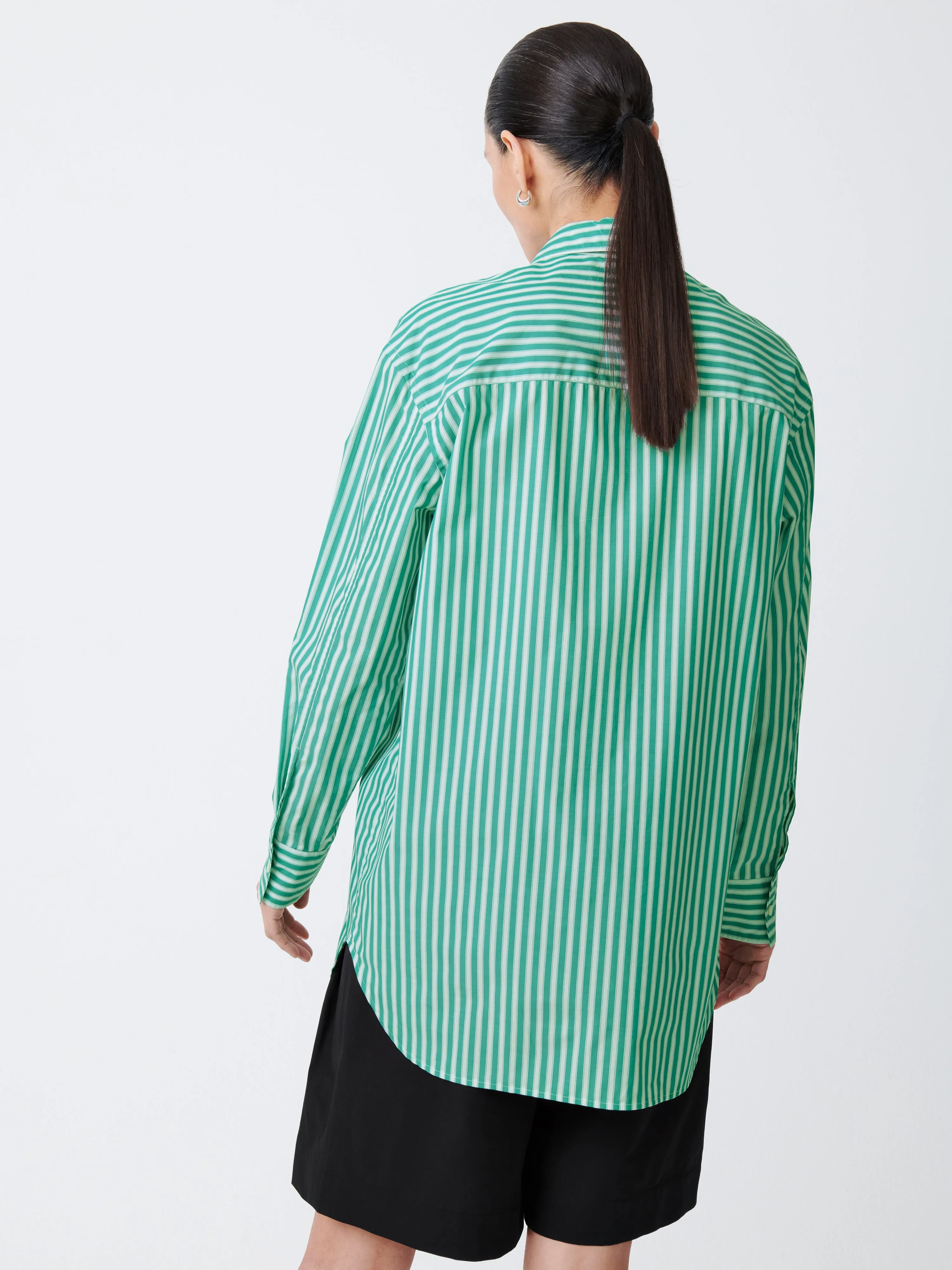 Santos Shirt in Stripe Green