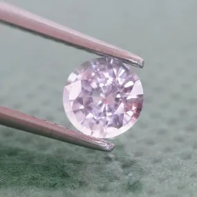 Sapphire very light pink color round VS 5mm 0.5 ct