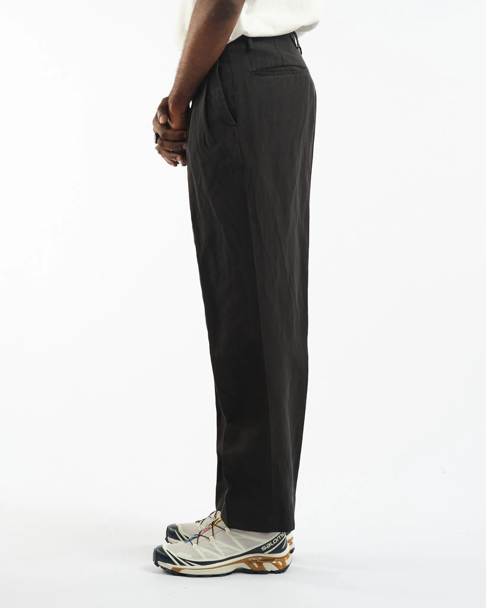 Shoecut Slacks Ink Black