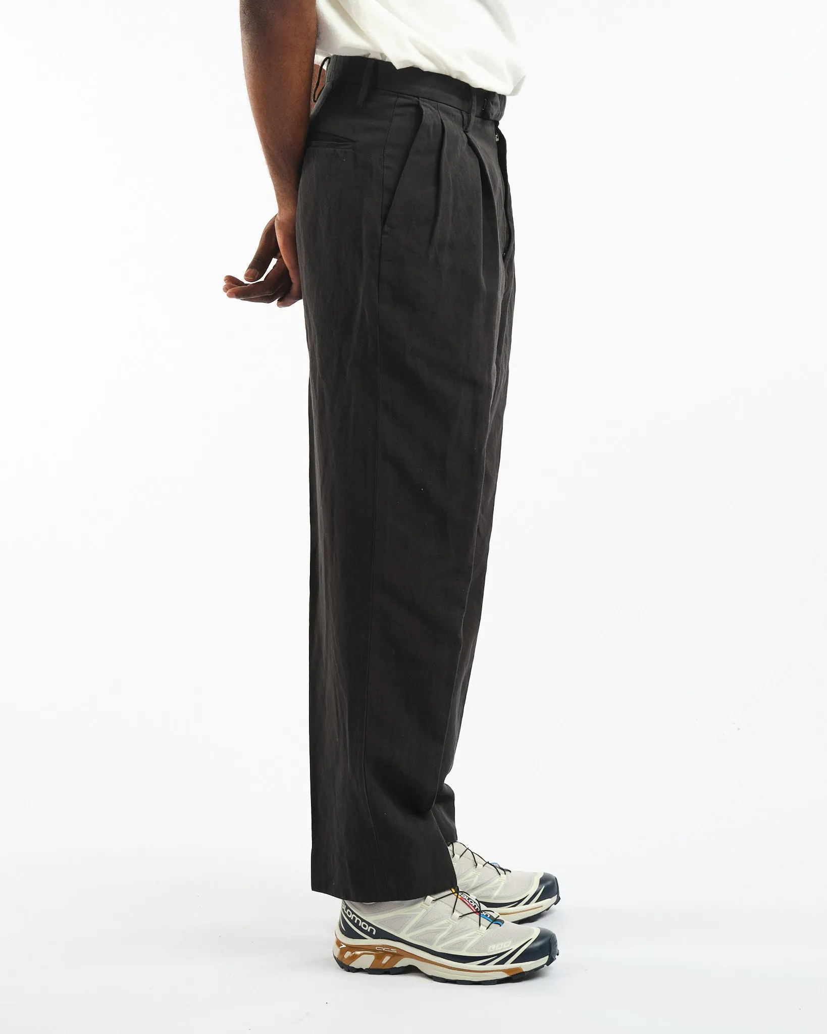 Shoecut Slacks Ink Black