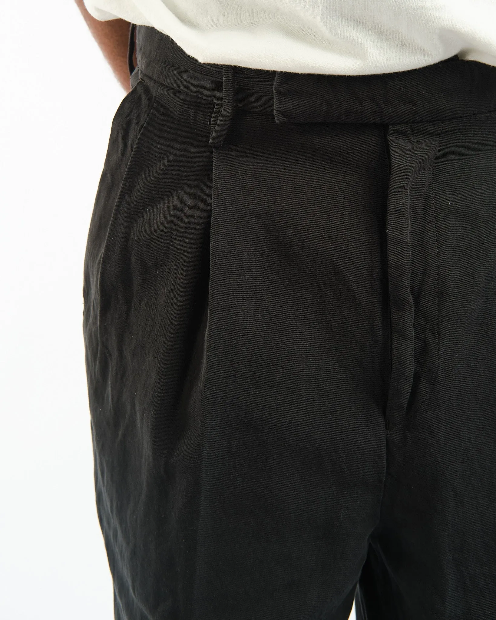 Shoecut Slacks Ink Black