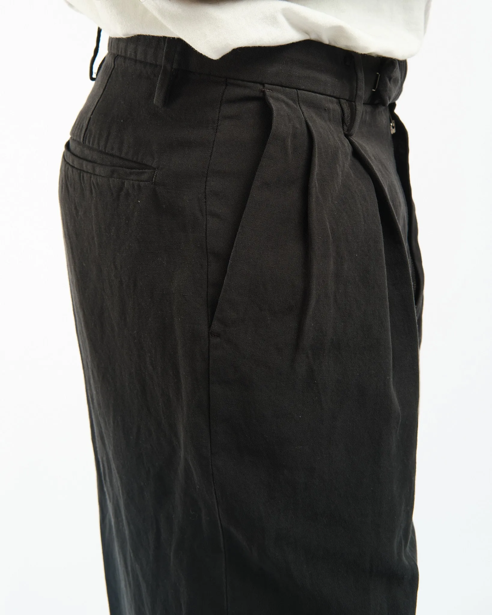 Shoecut Slacks Ink Black