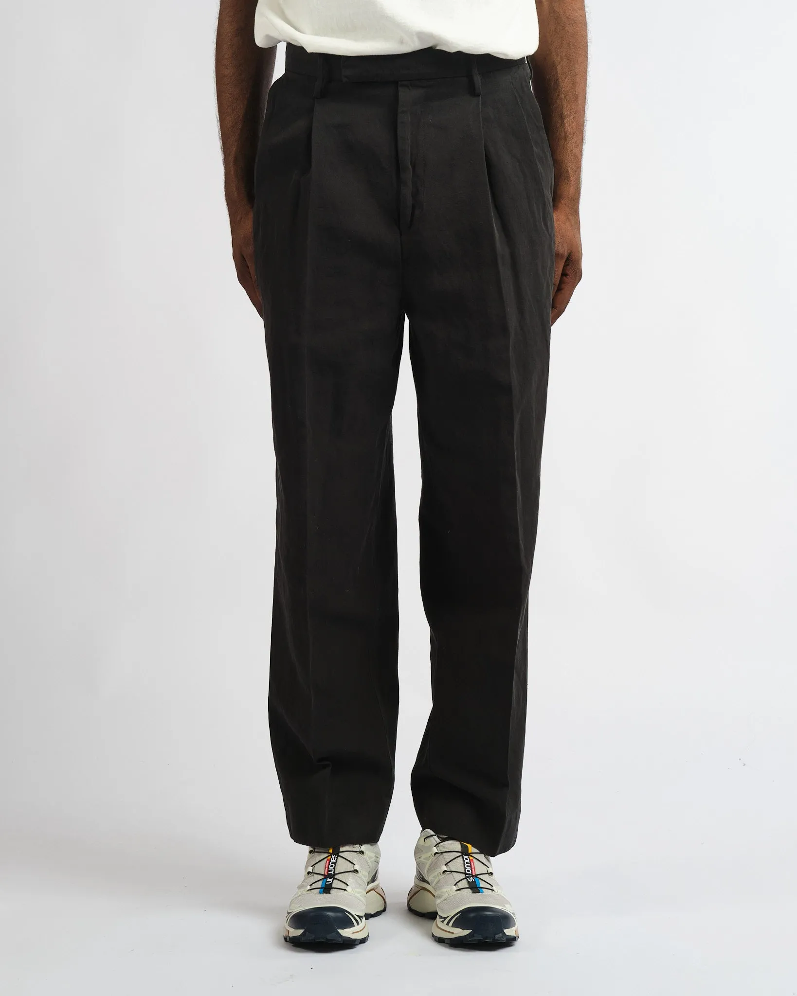 Shoecut Slacks Ink Black