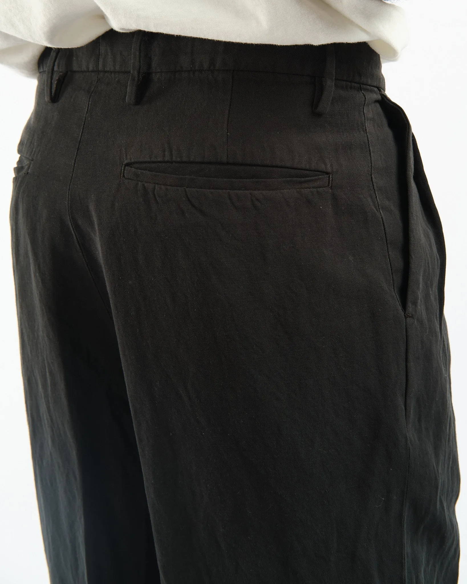 Shoecut Slacks Ink Black