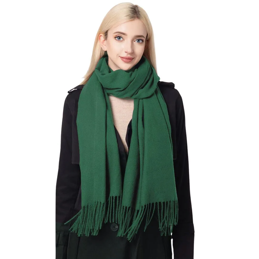 Solid Oblong Scarf