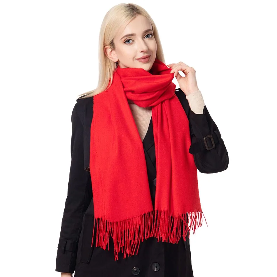 Solid Oblong Scarf