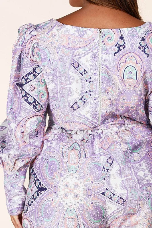 Sweet Lavender Paisley Set