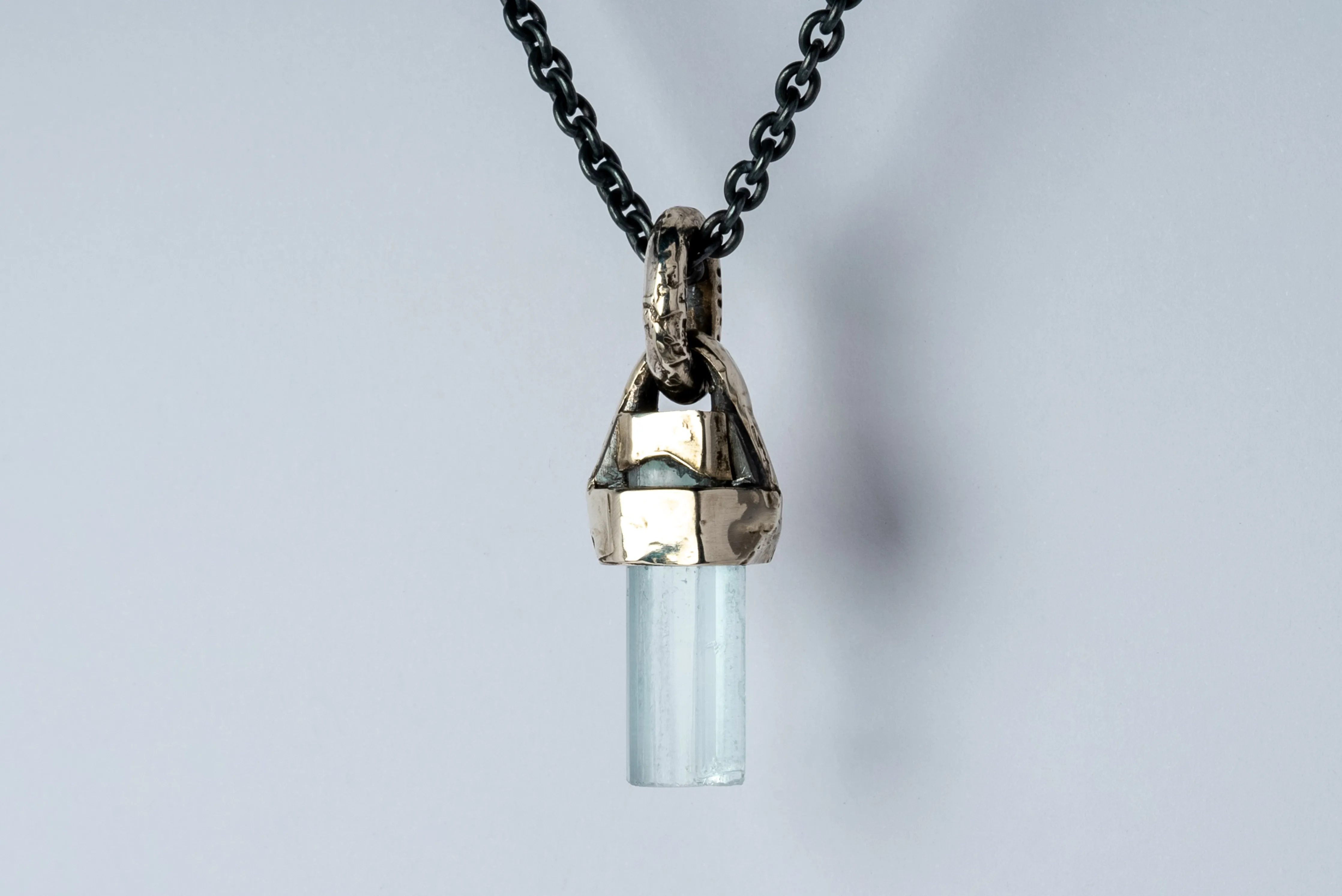 Talisman Necklace (Brace-Held, Healed, Fuse, Aquamarine, KA10KW AQU)