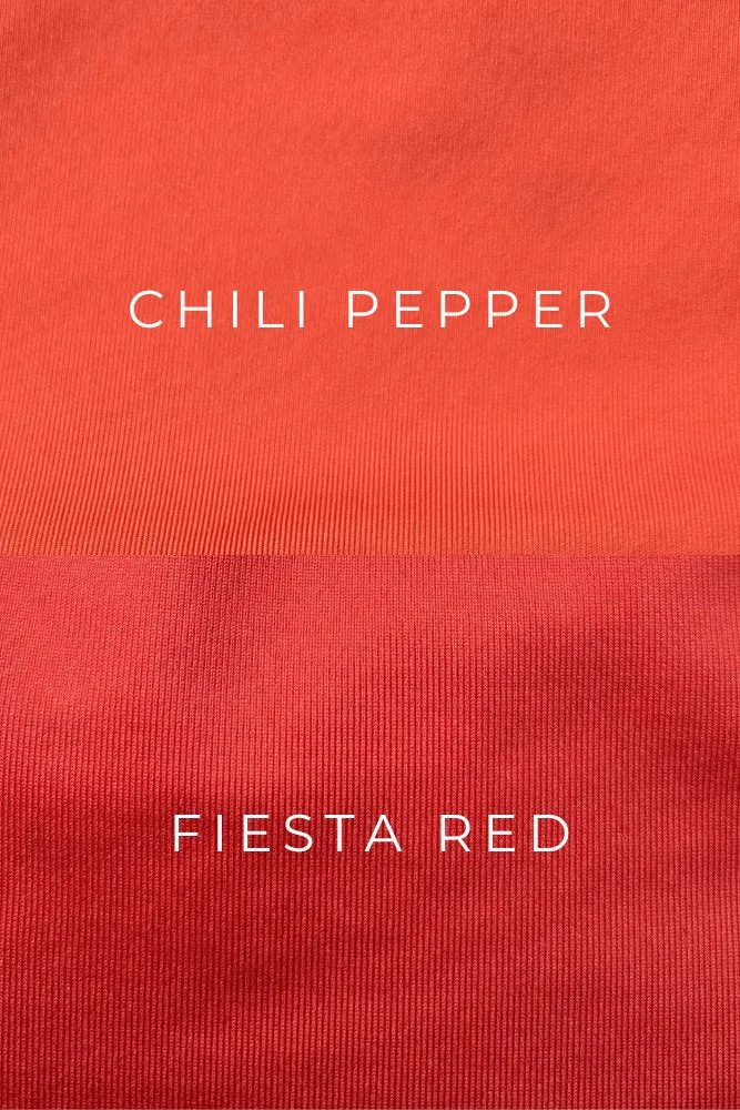 The High-Leg Scrunch Bottom - Chili Pepper