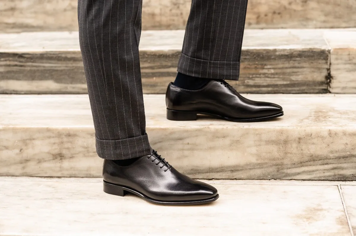 The Ramses Wholecut Oxford - Black