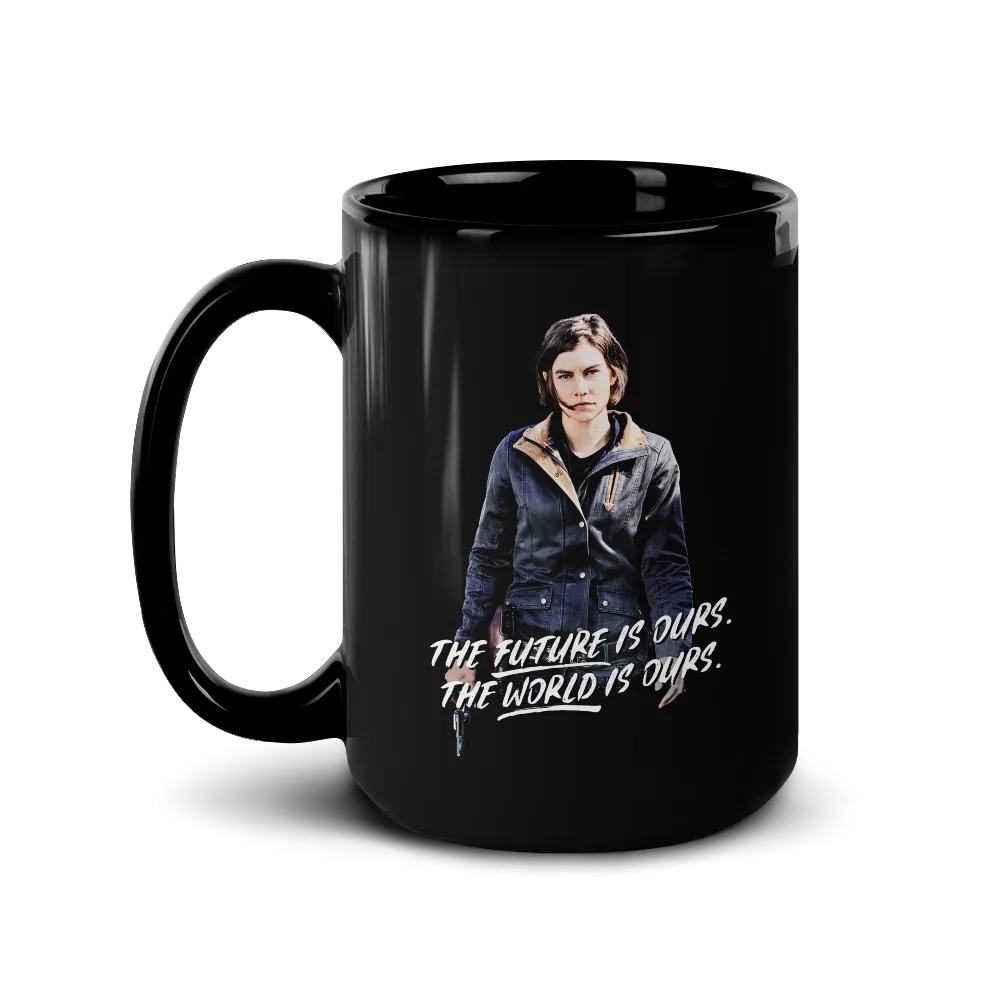 The Walking Dead Maggie The World Is Ours Black Mug