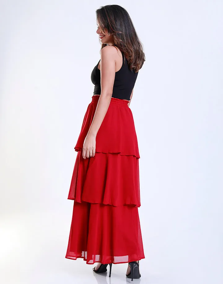 Tiered Maxi Skirt