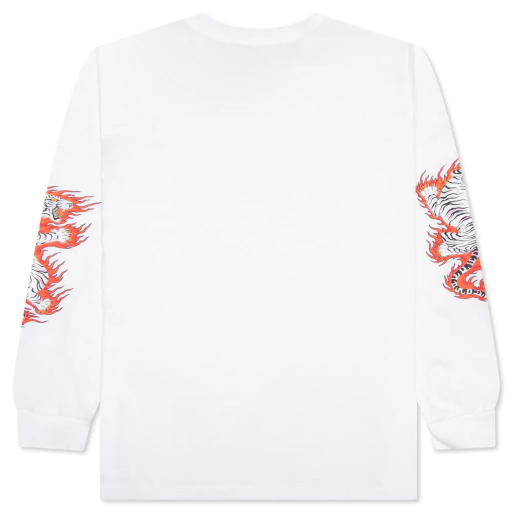 Tim Lehi Crewneck L/S T-Shirt Type-1 - White