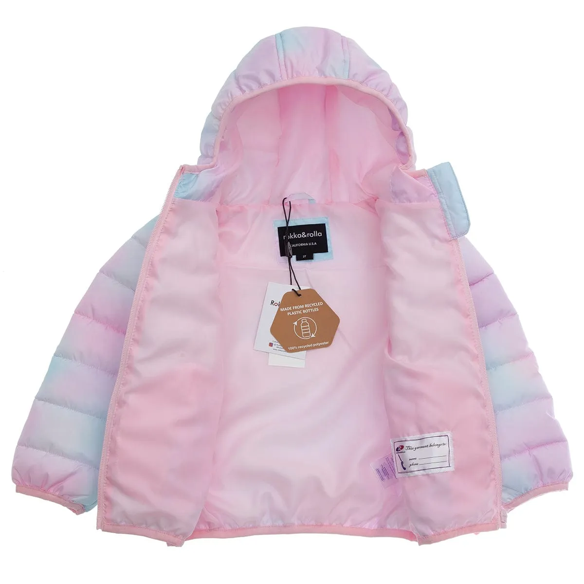 Toddler Girls' Lightweight Puffer Jacket