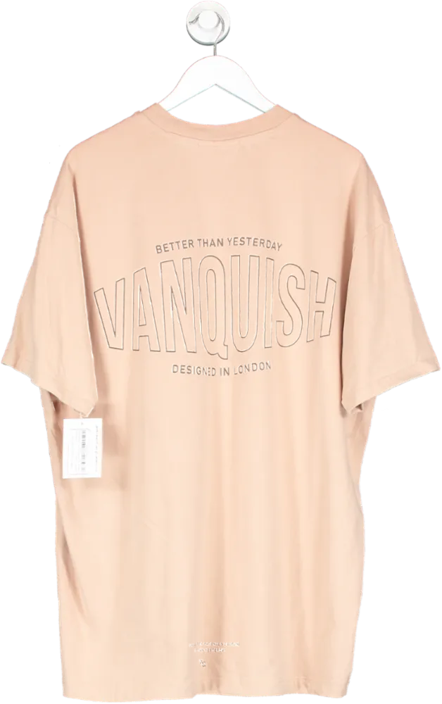 Vanquish Orange Better Than Yesterday Oversized T Shirt UK L