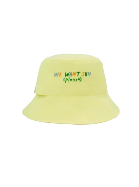 We Want Sun Kids Pocket Bucket Hat