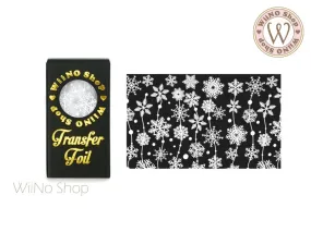 White Snowflake Nail Transfer Foil (SN-W-02)