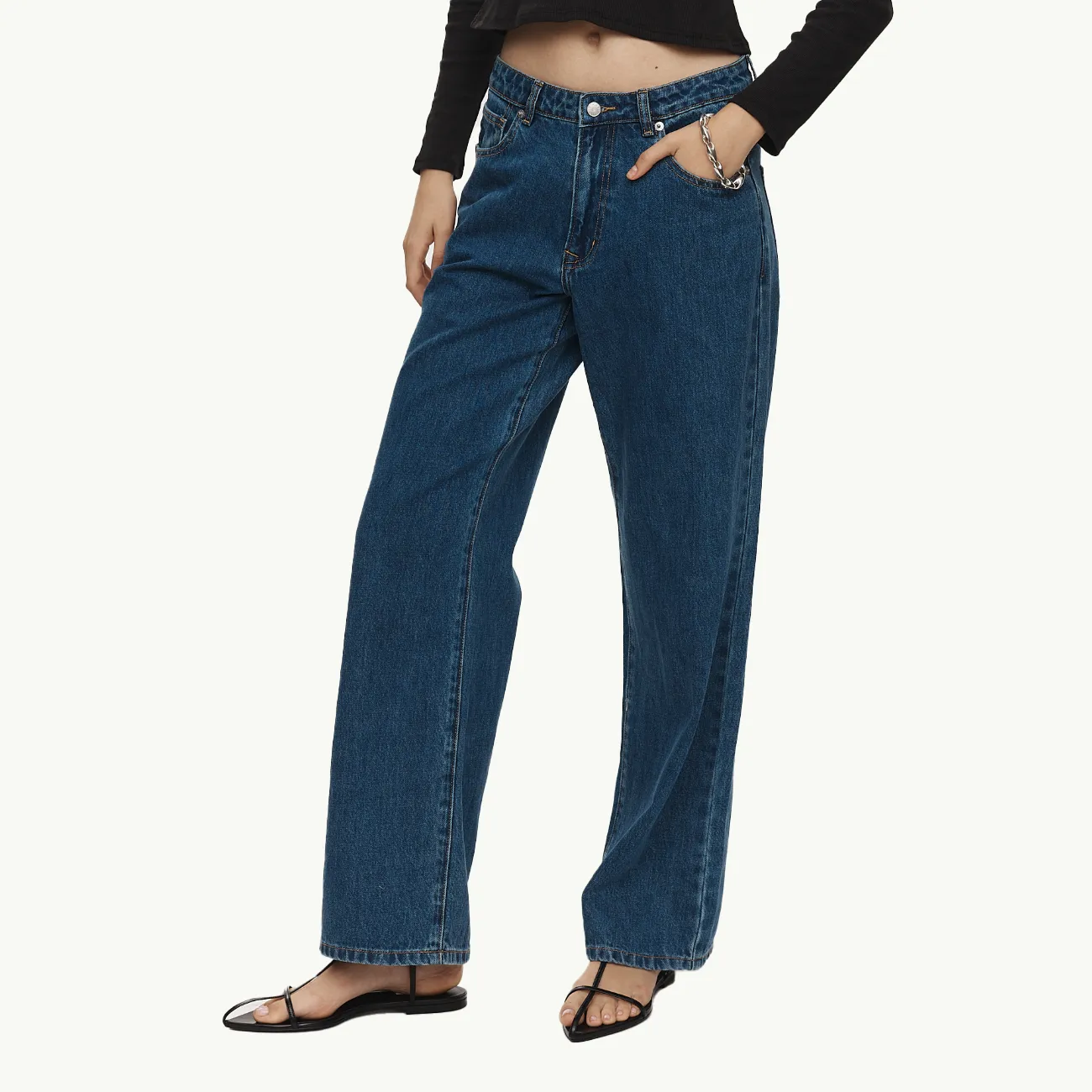 Wide Leg Jean - Heritage Blue