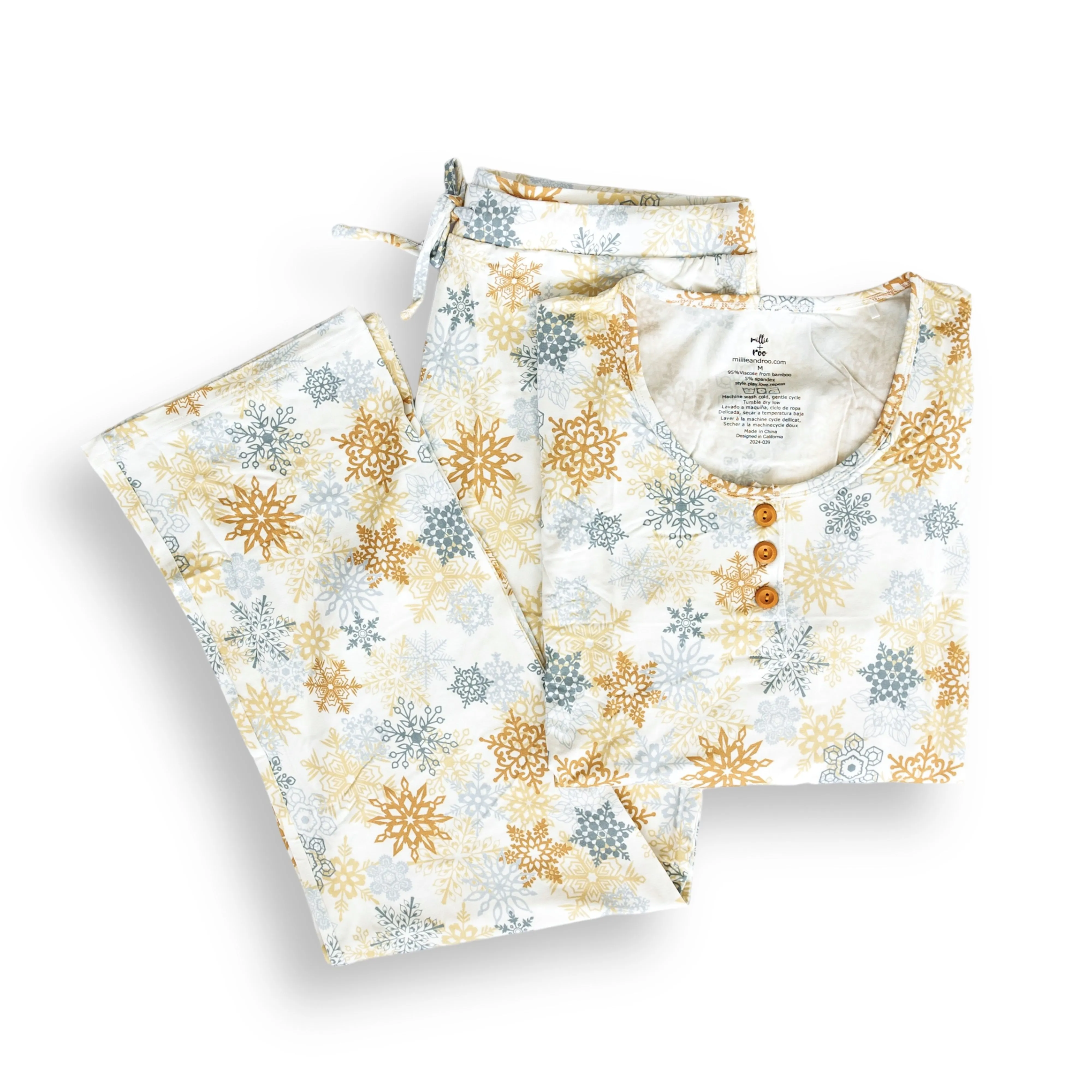 WOMEN'S PAJAMA SET- Snowflake