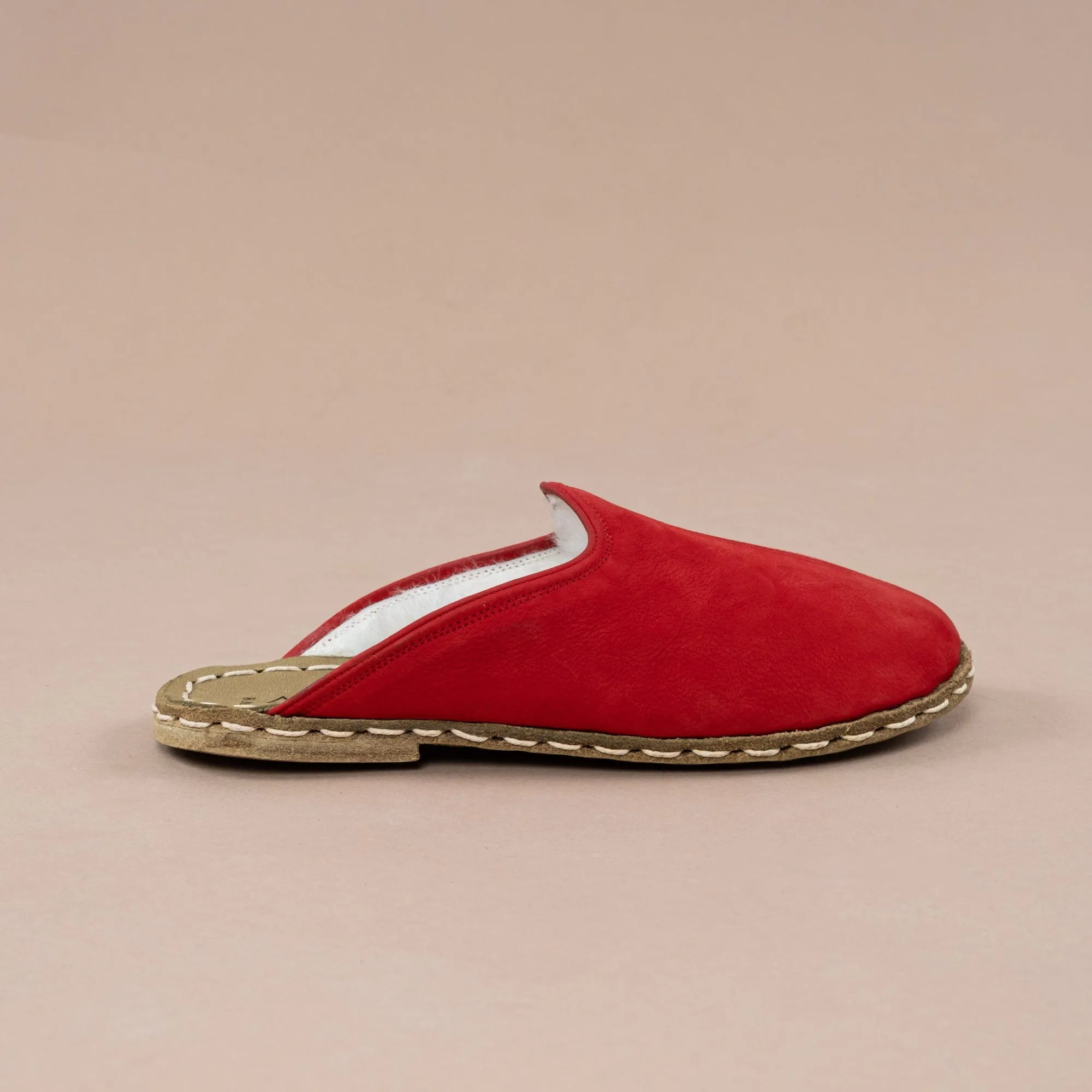 Women's Red Barefoot Shearlings