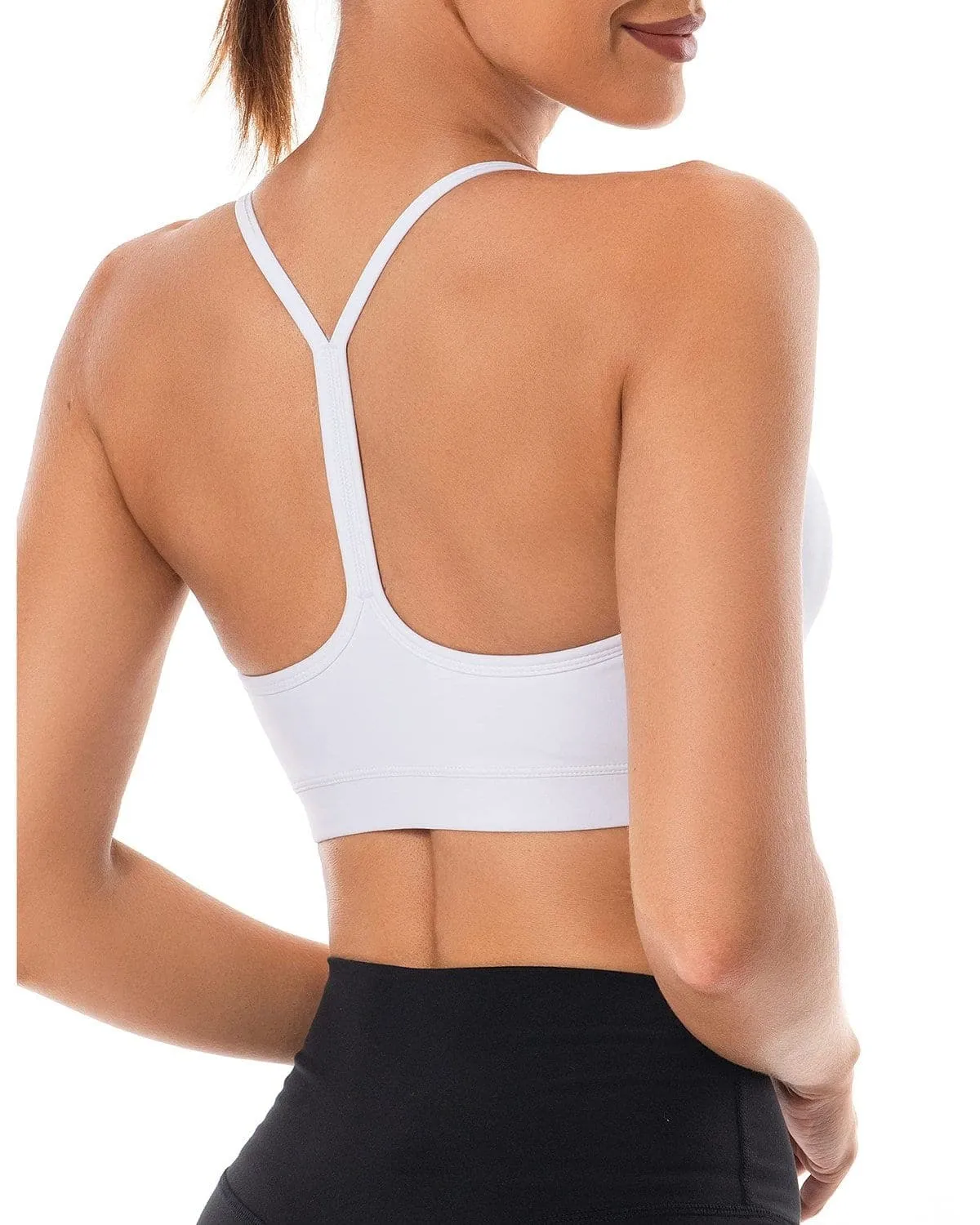 Y Back Workout Racerback Padded Bra