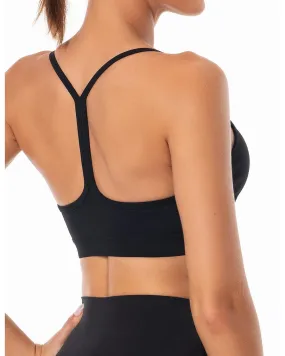 Y Back Workout Racerback Padded Bra