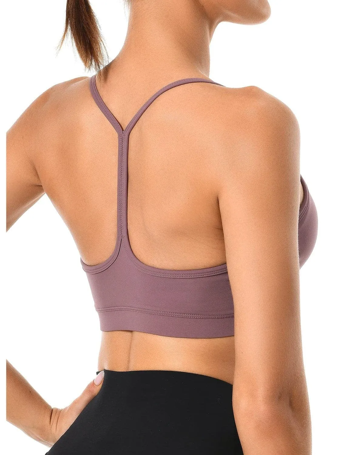 Y Back Workout Racerback Padded Bra