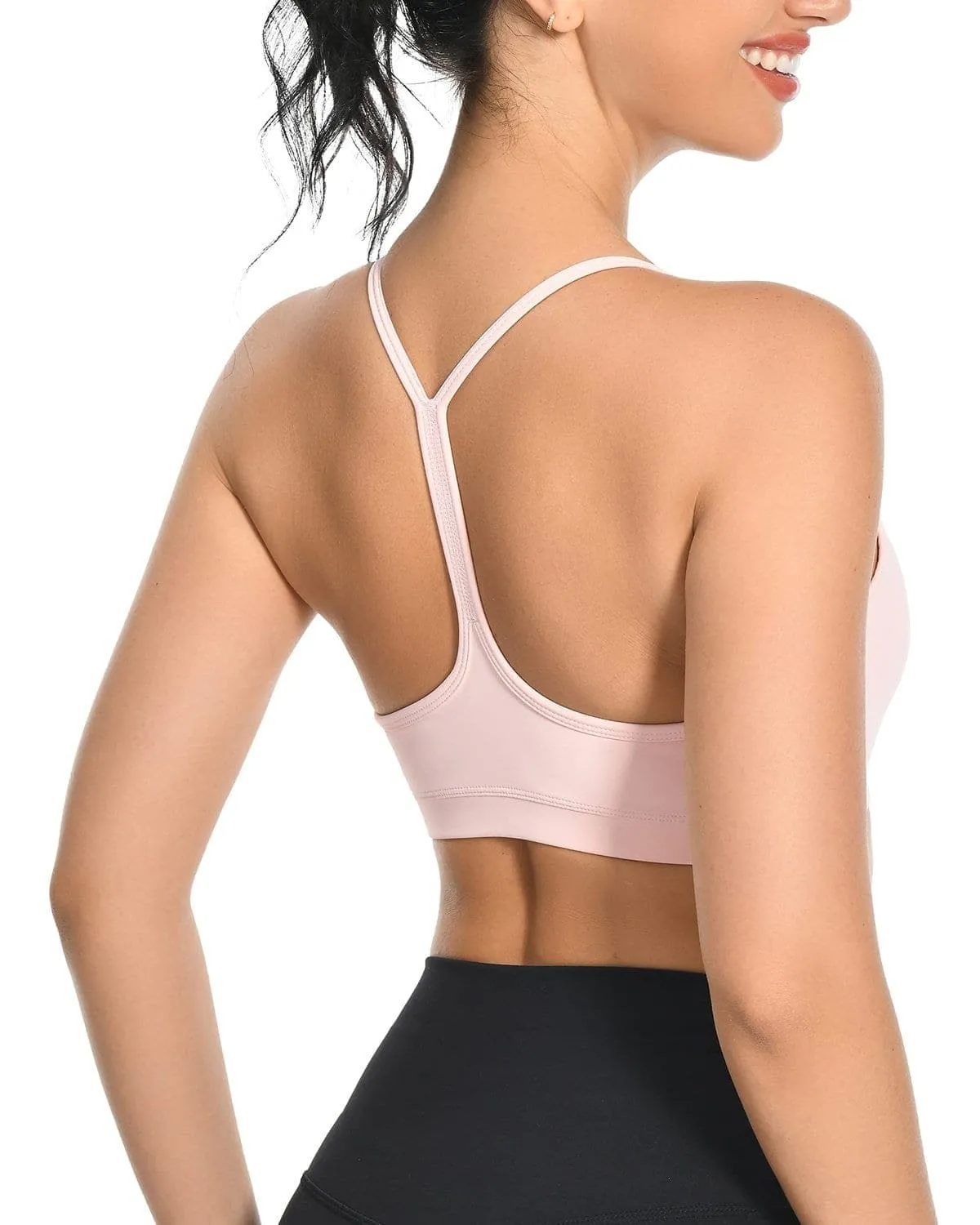 Y Back Workout Racerback Padded Bra